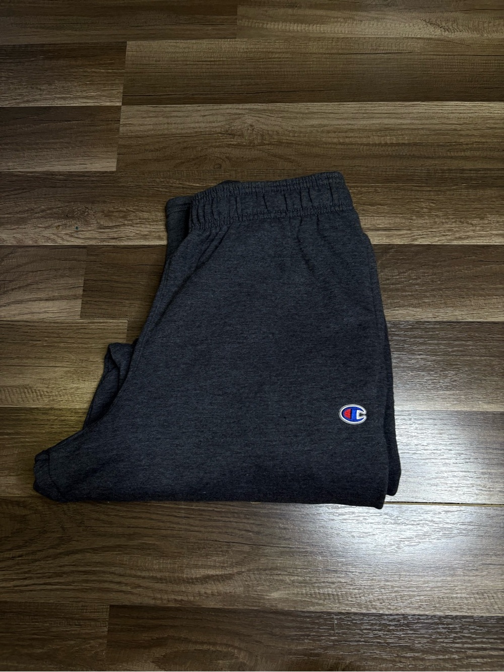 Champion Kids Charcoal Sweatpants with Logo Patch